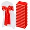 Satin Chair Sashes Wedding Chair Bows Bulk Pack Decorative Chair Ties for Banquet Party Event Chairs